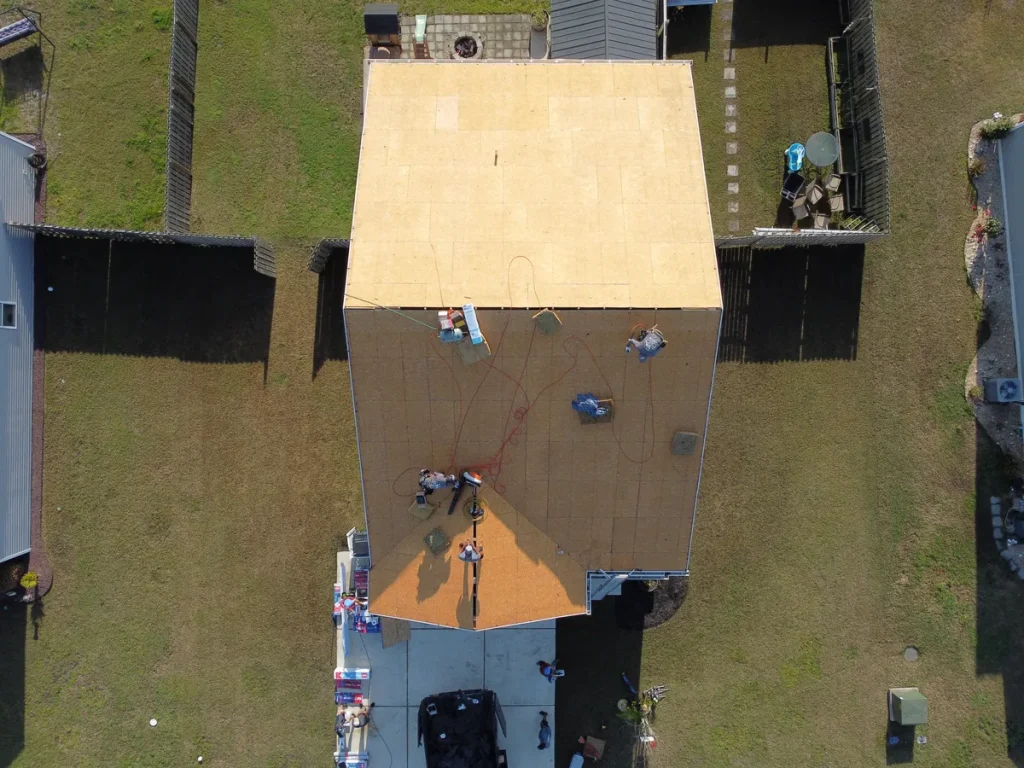 Roofing installation aerial 0080 gallery